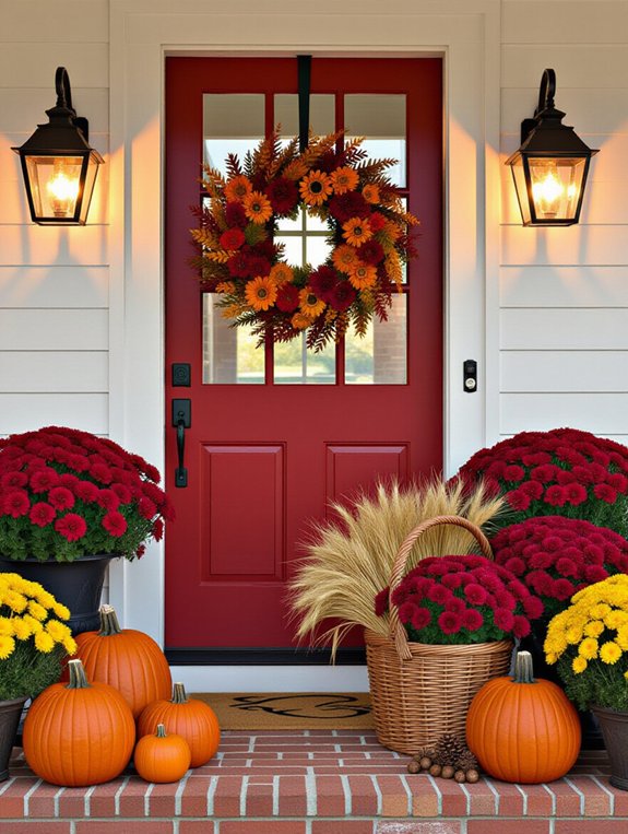 autumn floral arrangement tutorial