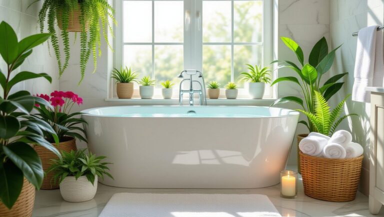 bathroom garden tub decor