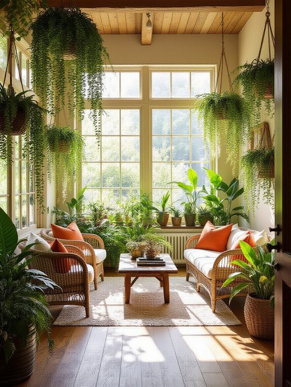 biophilic design living room