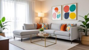 chic apartment living room decor
