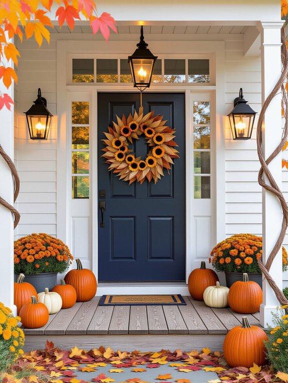 cozy lanterns for fall