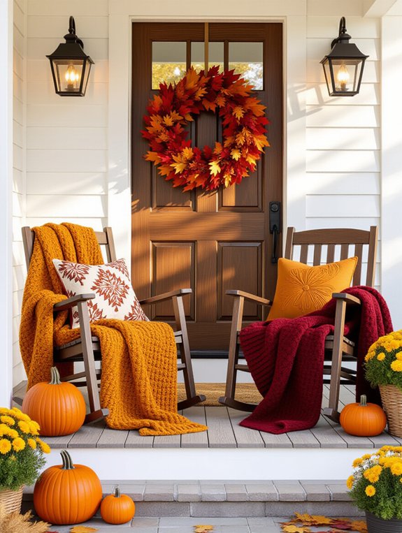 cozy textured blanket pillows