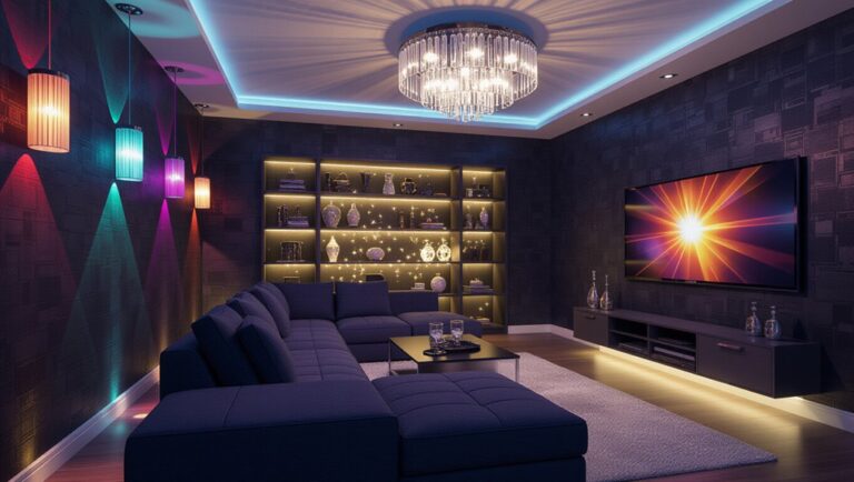 creative lighting for media