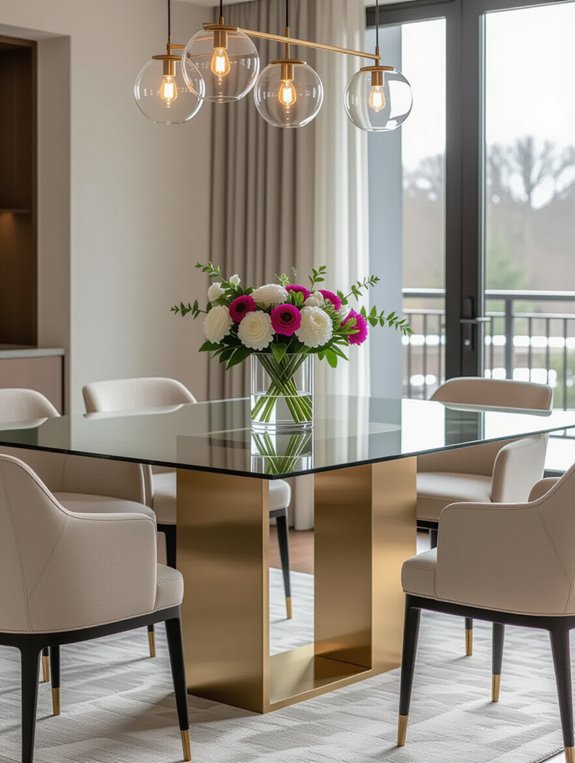 customizable glass table options