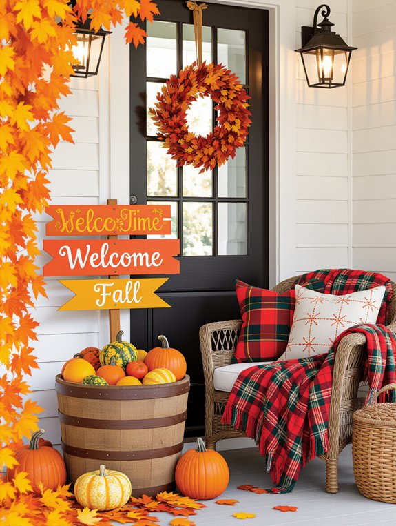 diy fall sign creation