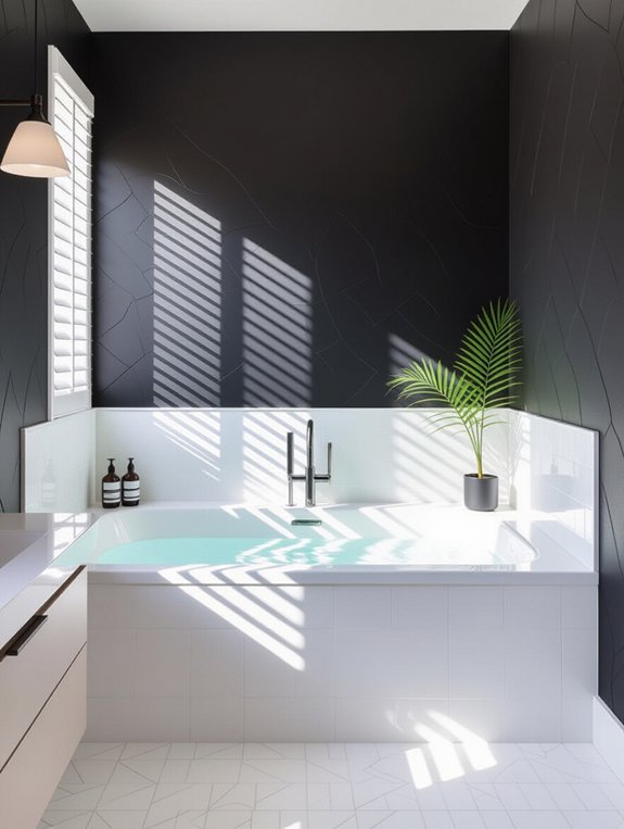 elegant bathtub niche design