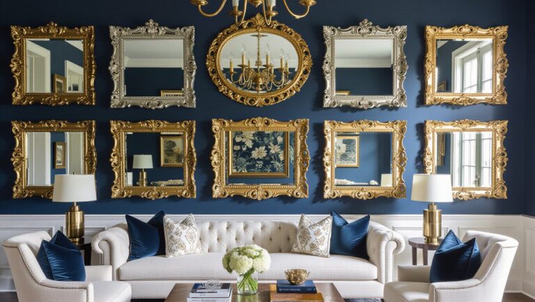 elegant dining room mirrors