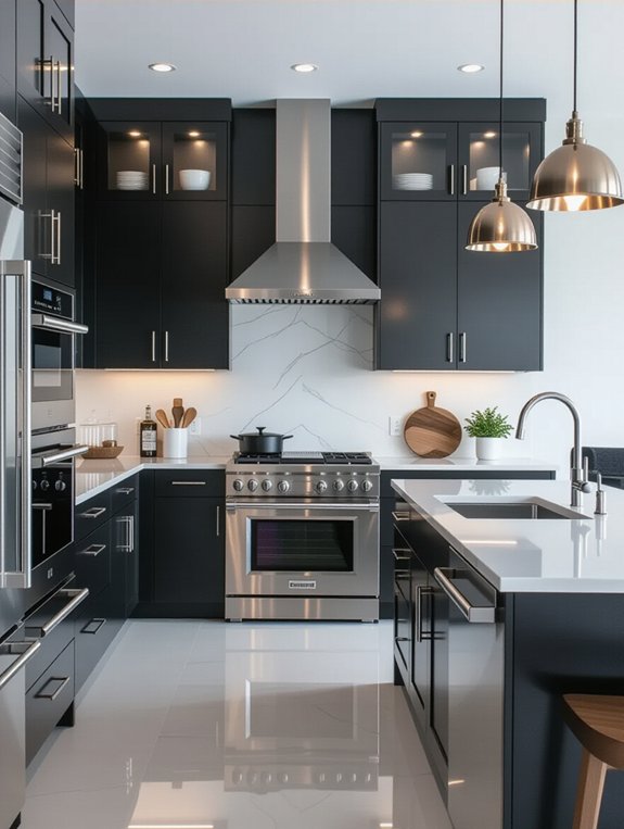 high contrast aluminum color combinations