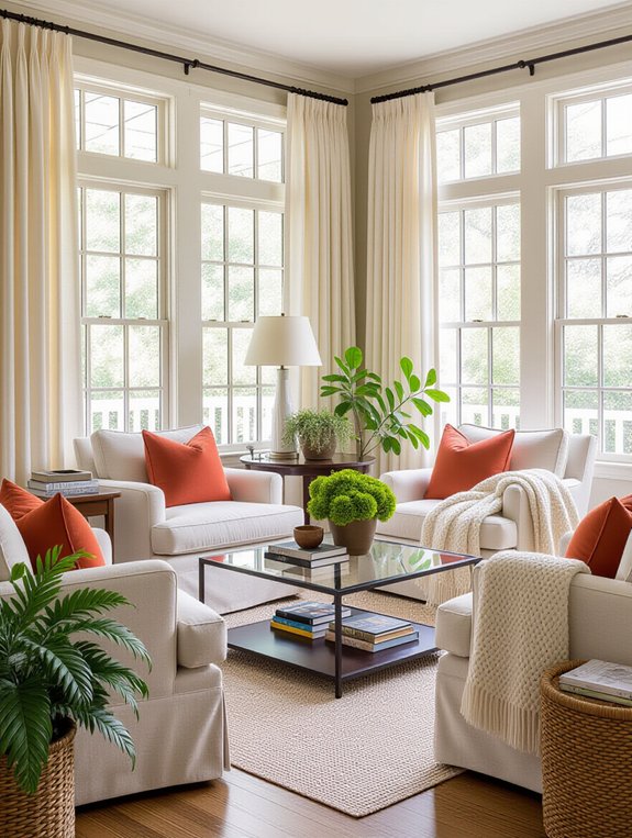 inviting and comfortable seating