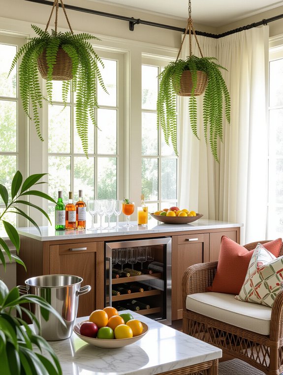 mini bar beverage station