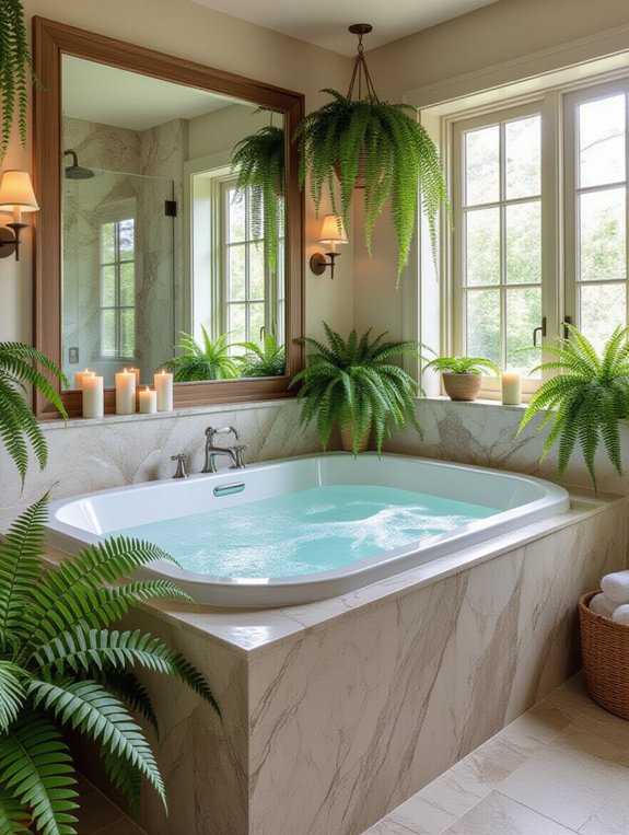 mirrors enhance bathroom elegance