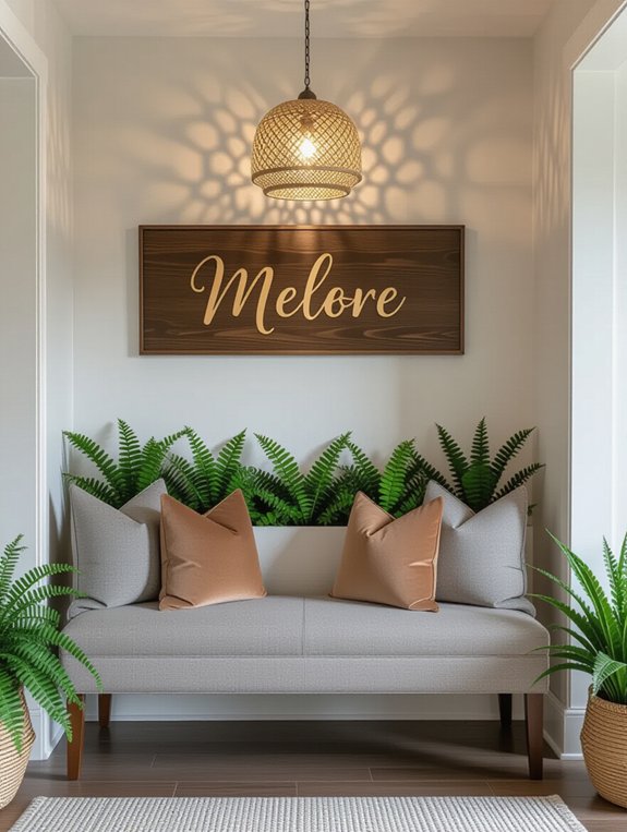 personalized entryway name signs