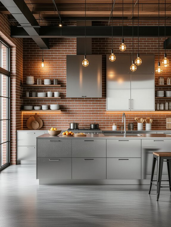 rugged elegance in kitchens