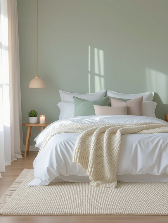 serene soothing color palette