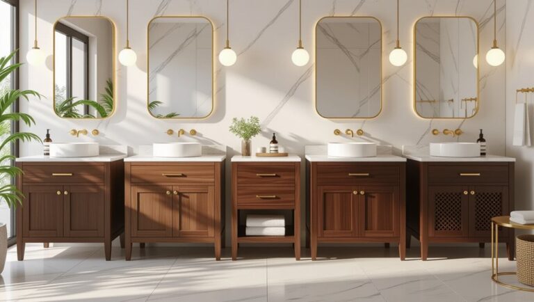 stylish bathroom cabinet designs