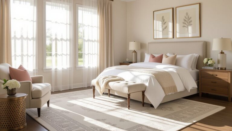 stylish bedroom carpet designs