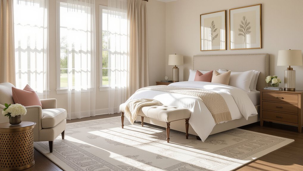 stylish bedroom carpet designs