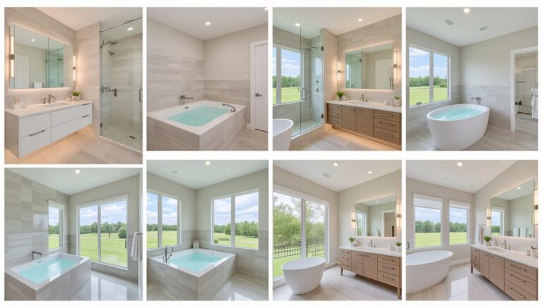 stylish contemporary bathroom designs