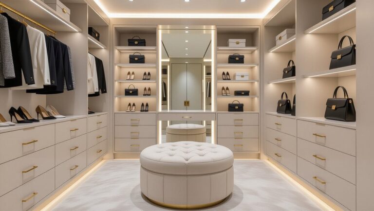 stylish contemporary closet designs