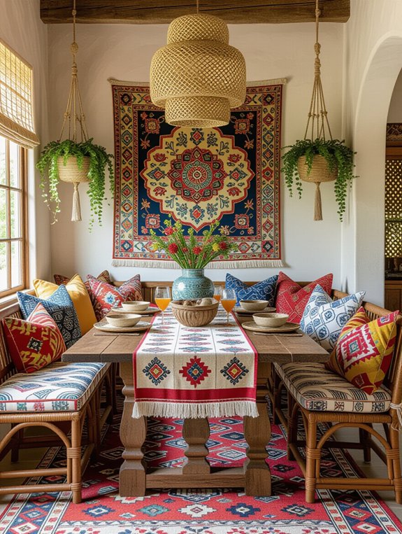 textured fabrics bold patterns