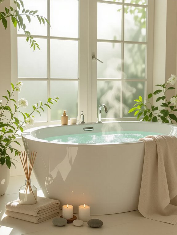 transform bath with aromatherapy