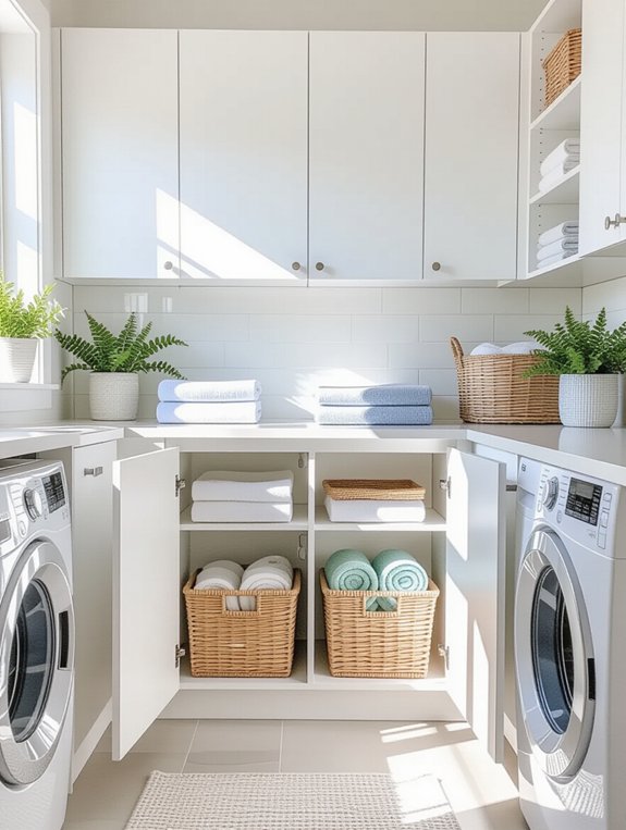 under sink storage solutions installed