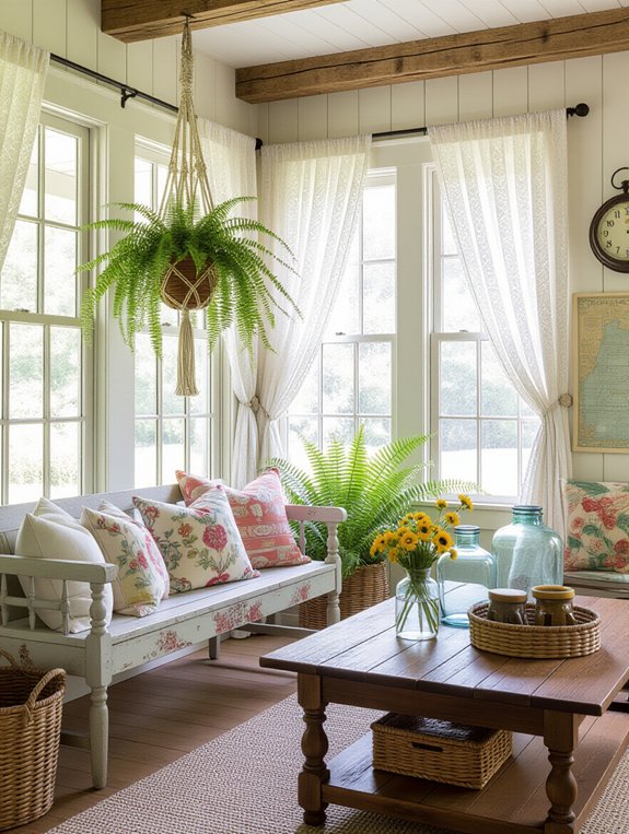 vintage decor adds charm
