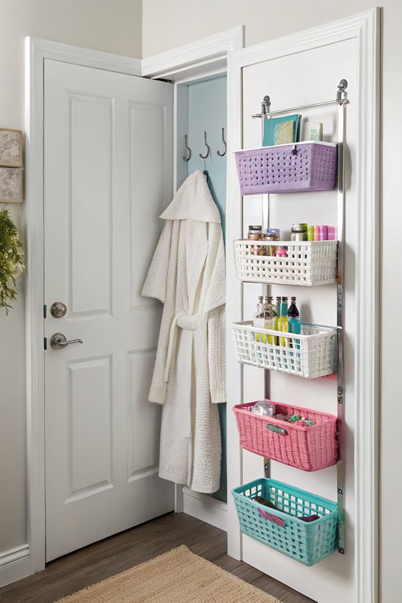 behind the door storage solutions