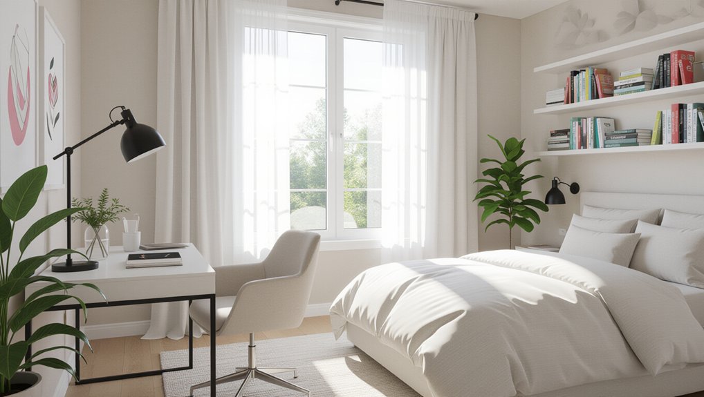 chic dual purpose living spaces