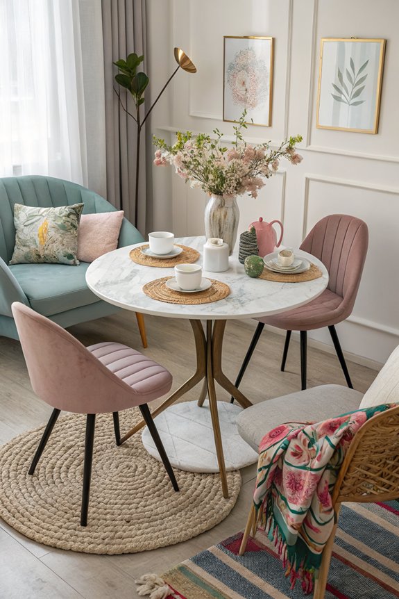 cozy functional dining settings