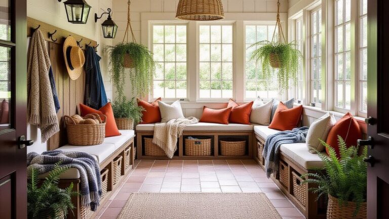 cozy mudroom porch designs