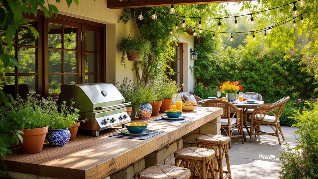 cozy outdoor kitchen designs