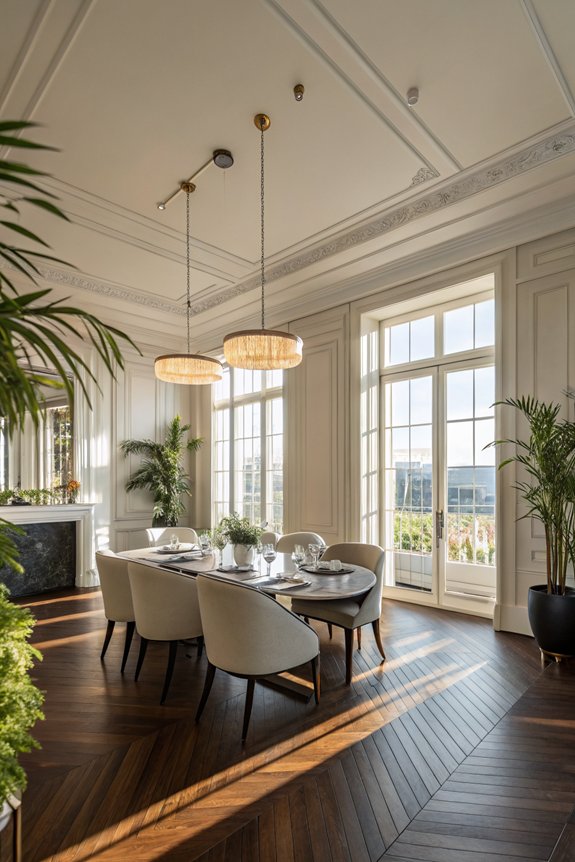 dark floors enhance light