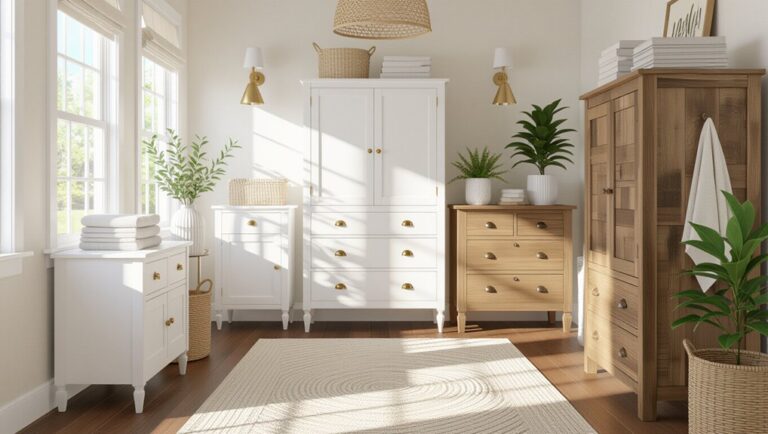 diy hallway linen cabinets