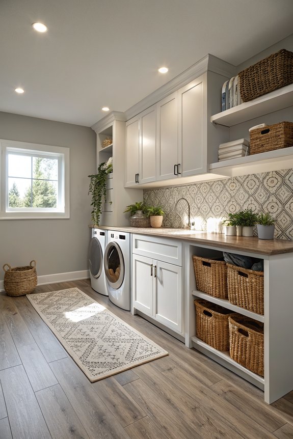 durable stylish laundry flooring