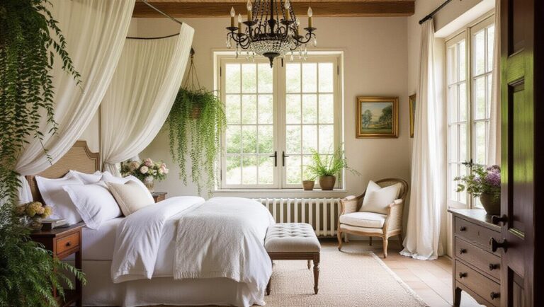 elegant garden inspired bedroom designs