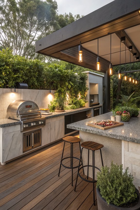 essential outdoor kitchen features