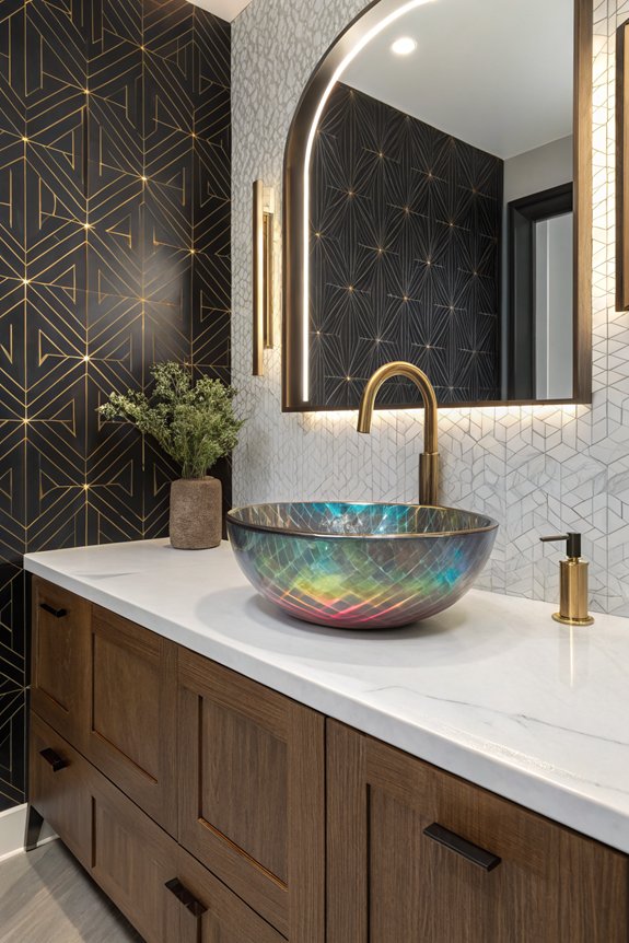 eye catching sink options