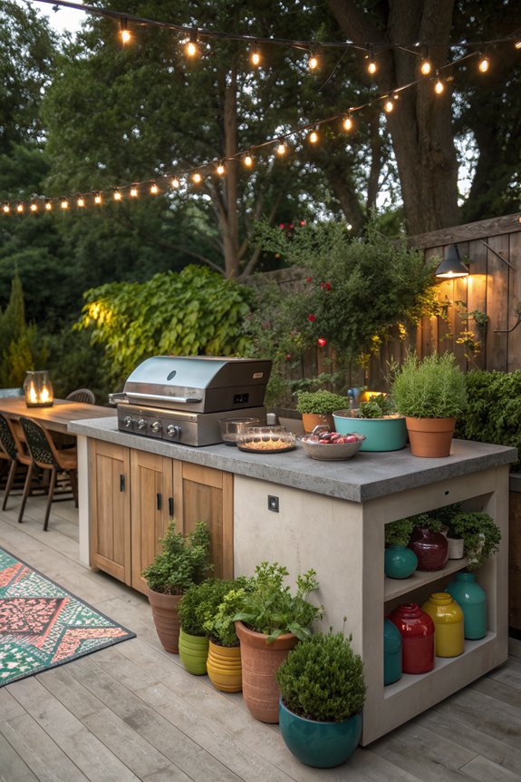 flexible outdoor cooking options