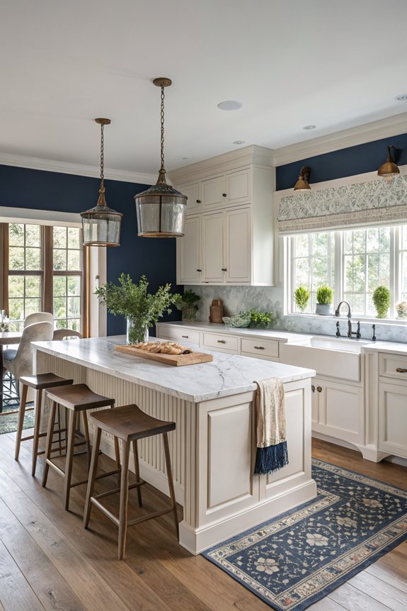 harmonious kitchen dining color palette