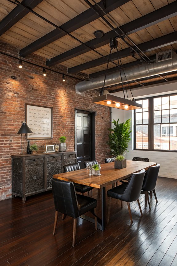 industrial dining room design