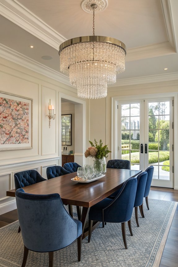 inviting lighting for dining