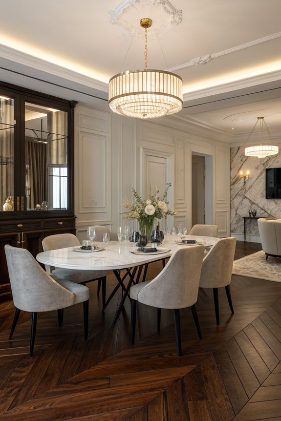 light furniture dark floors