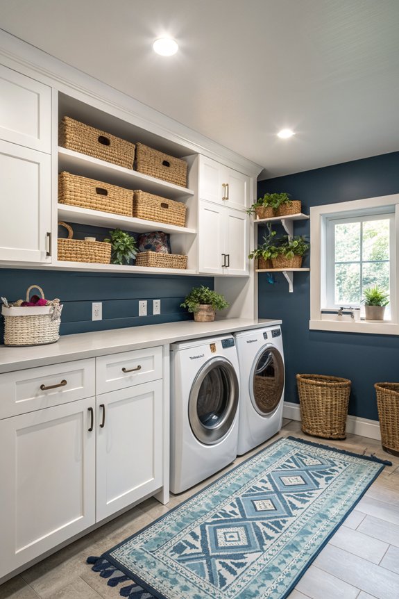 maximize basement laundry efficiency