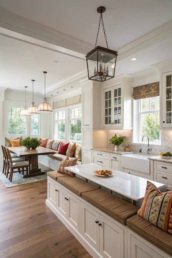 maximize space with seating