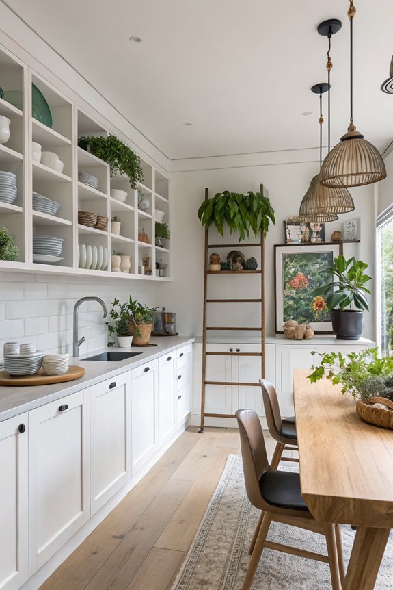 maximize vertical kitchen storage