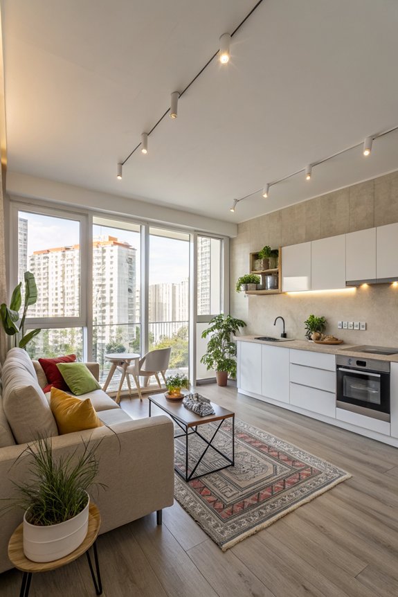 open concept living design