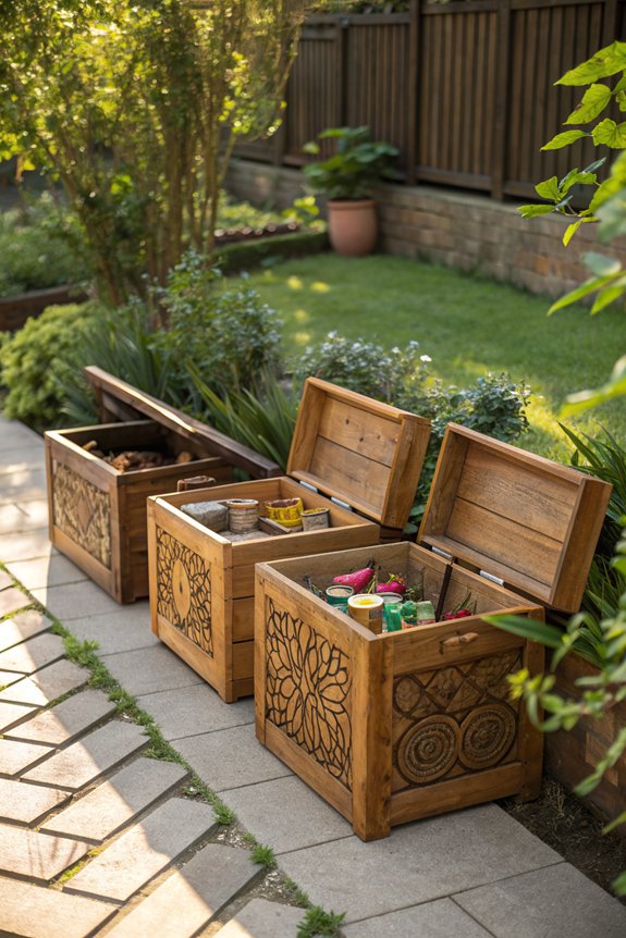 organized garden storage solutions