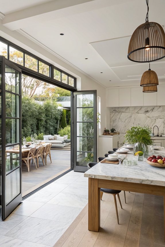 seamless indoor outdoor connection