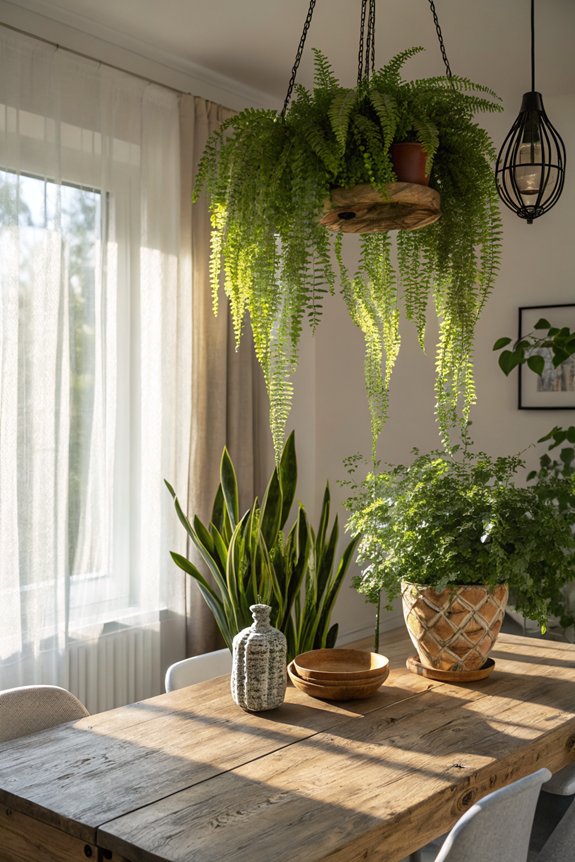 select plants for ambiance